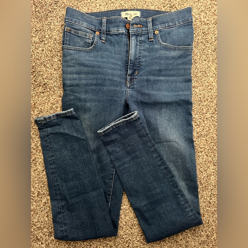 Madewell 9” Mid-Rise Skinny jeans